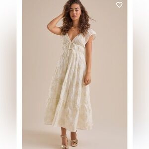 Altar’d State New with Tags Athena Shimmer Maxi Dress